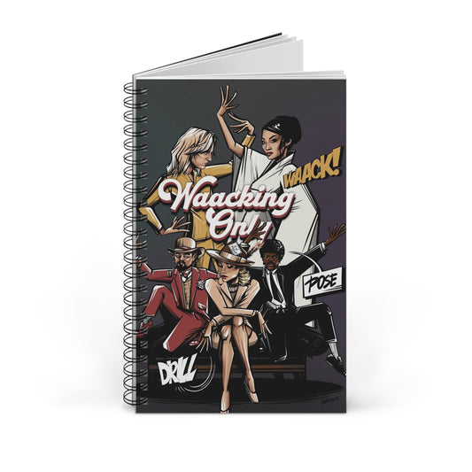 Waacking Dancer Dance Notebook, Journal, Notepad, Dance Class Gift, Stationery