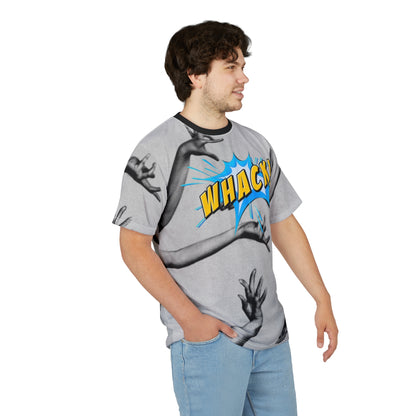 Whack! Unisex Cut & Sew Tee – Fun Graphic Tee for Playful Souls