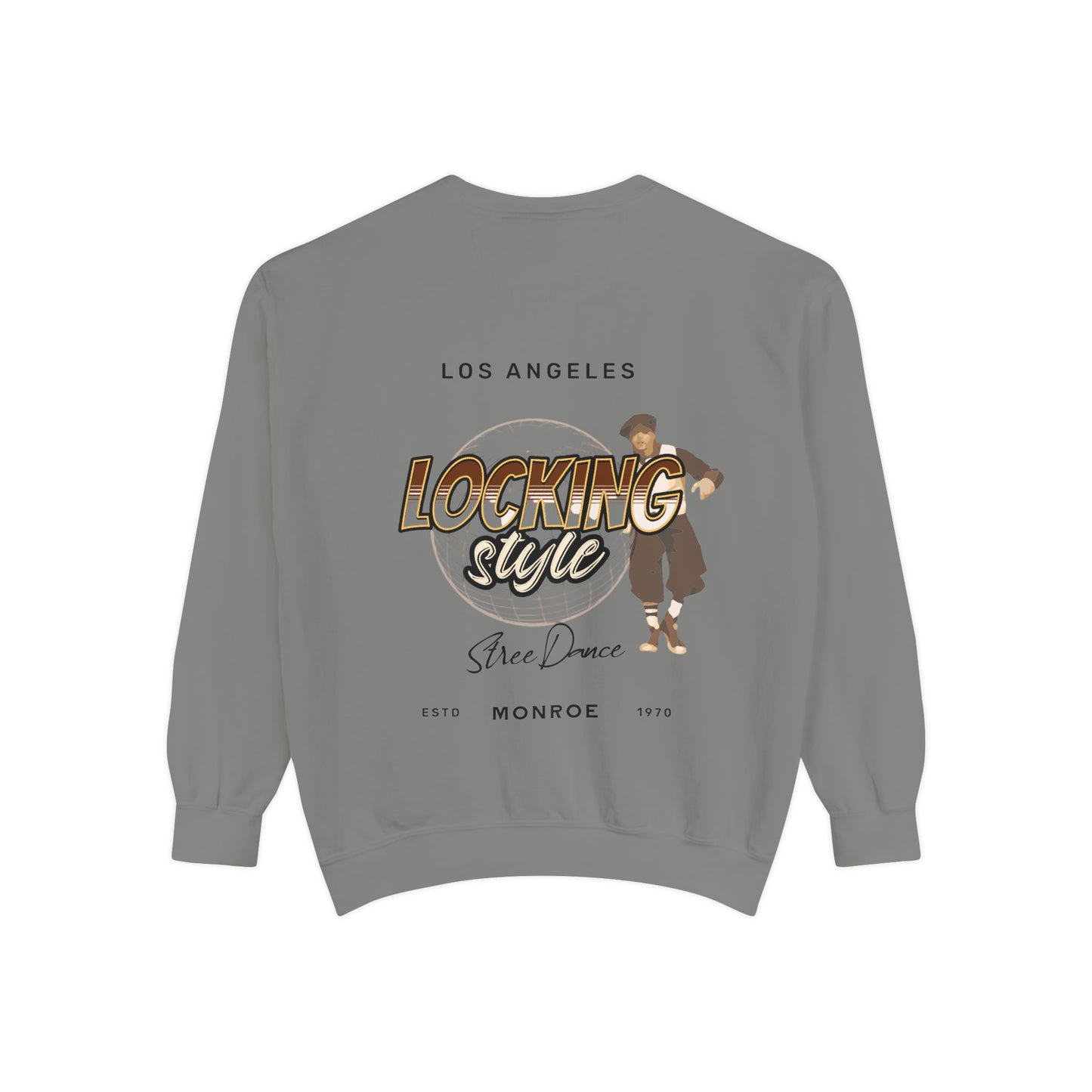 Trendy Locking Dance Sweatshirt | Garment-Dyed Crewneck for Dancers