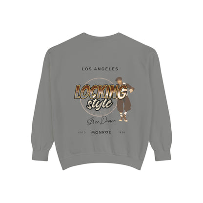 Trendy Locking Dance Sweatshirt | Garment-Dyed Crewneck for Dancers