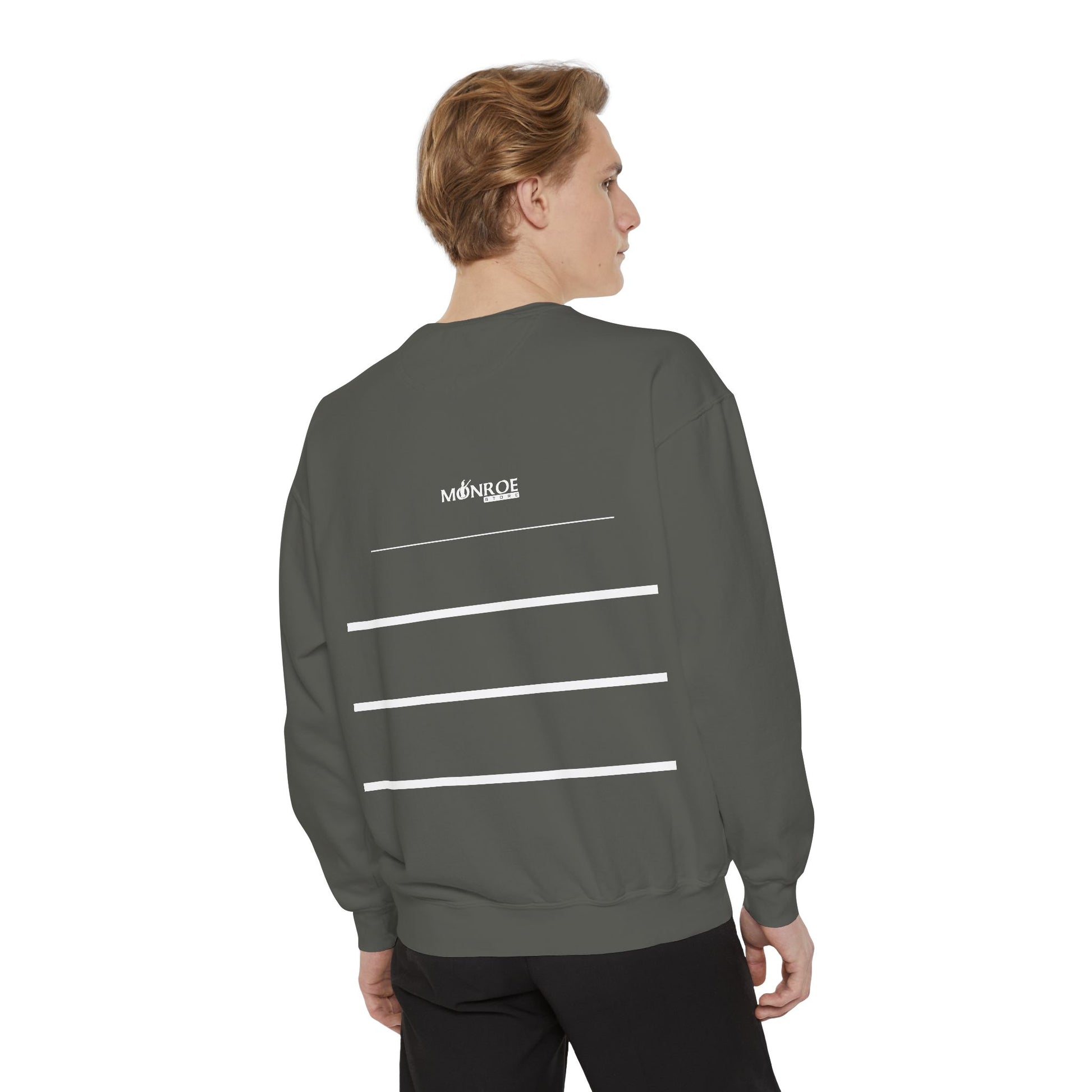 Transforming Energy Sweatshirt, Unisex Garment-Dyed Sweatshirt for Movement, Motivational Gift, Gym Apparel, Cozy Layering - Mi tienda
