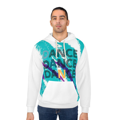 Dance Vibes Unisex Pullover Hoodie - Colorful Graphic Design