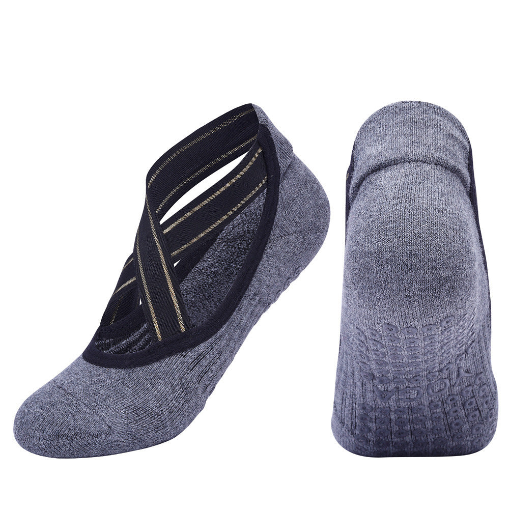Dance fitness non-slip Pilates socks straps - Mi tienda