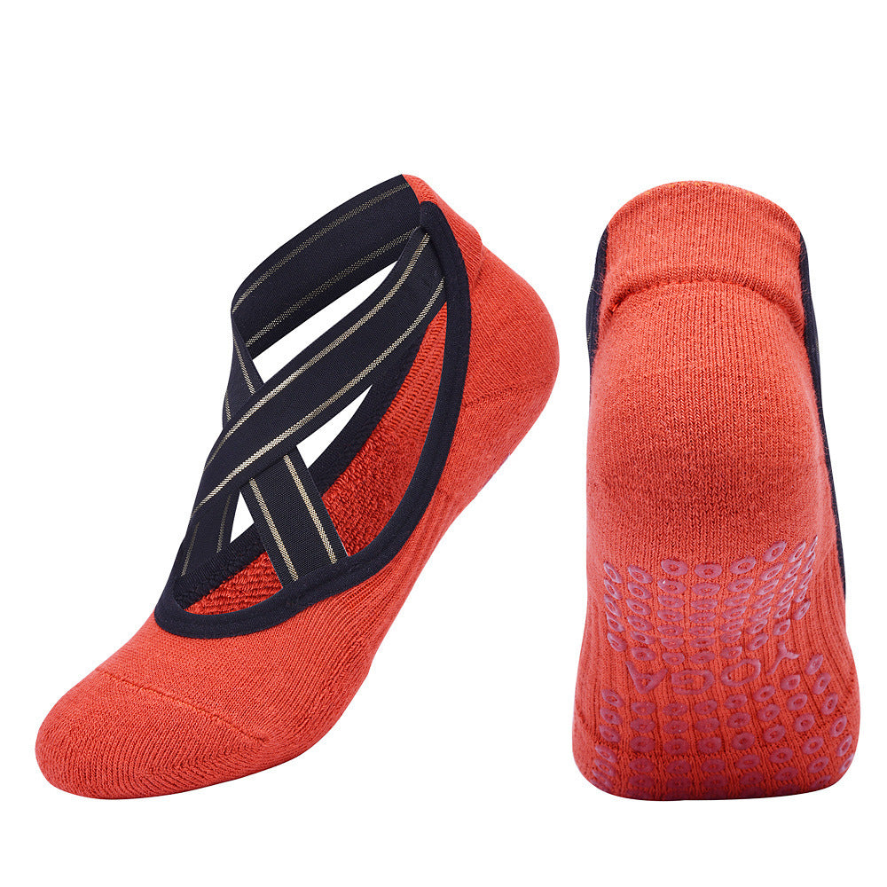 Dance fitness non-slip Pilates socks straps - Mi tienda