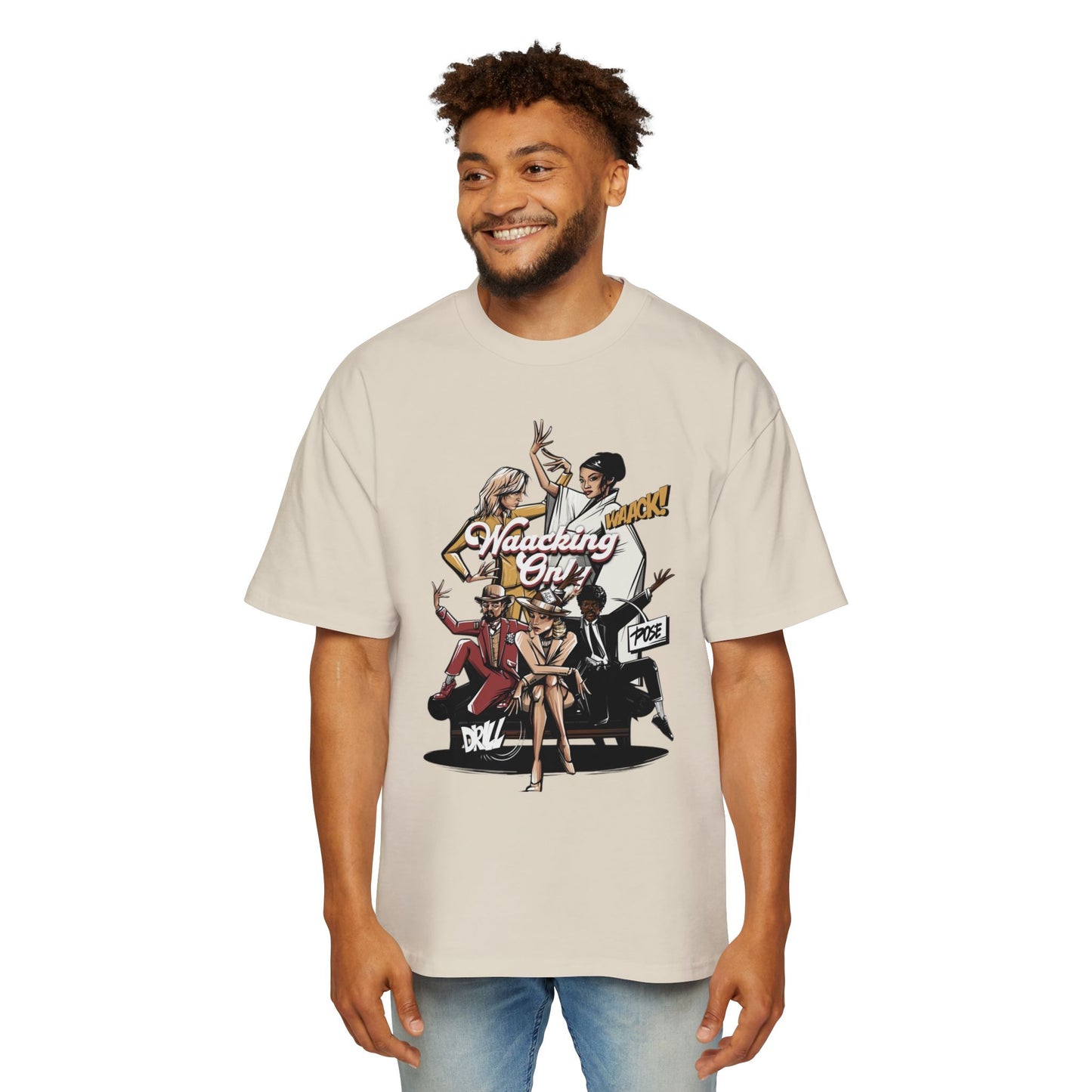 Waacking Dance Lover Oversized Gift, Comfy Cotton Shirt, Dance Studio