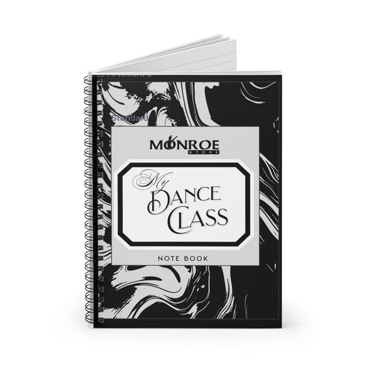 Elegant Dance Class Spiral Notebook - Ruled Lines for Students & Enthusiasts - Mi tienda