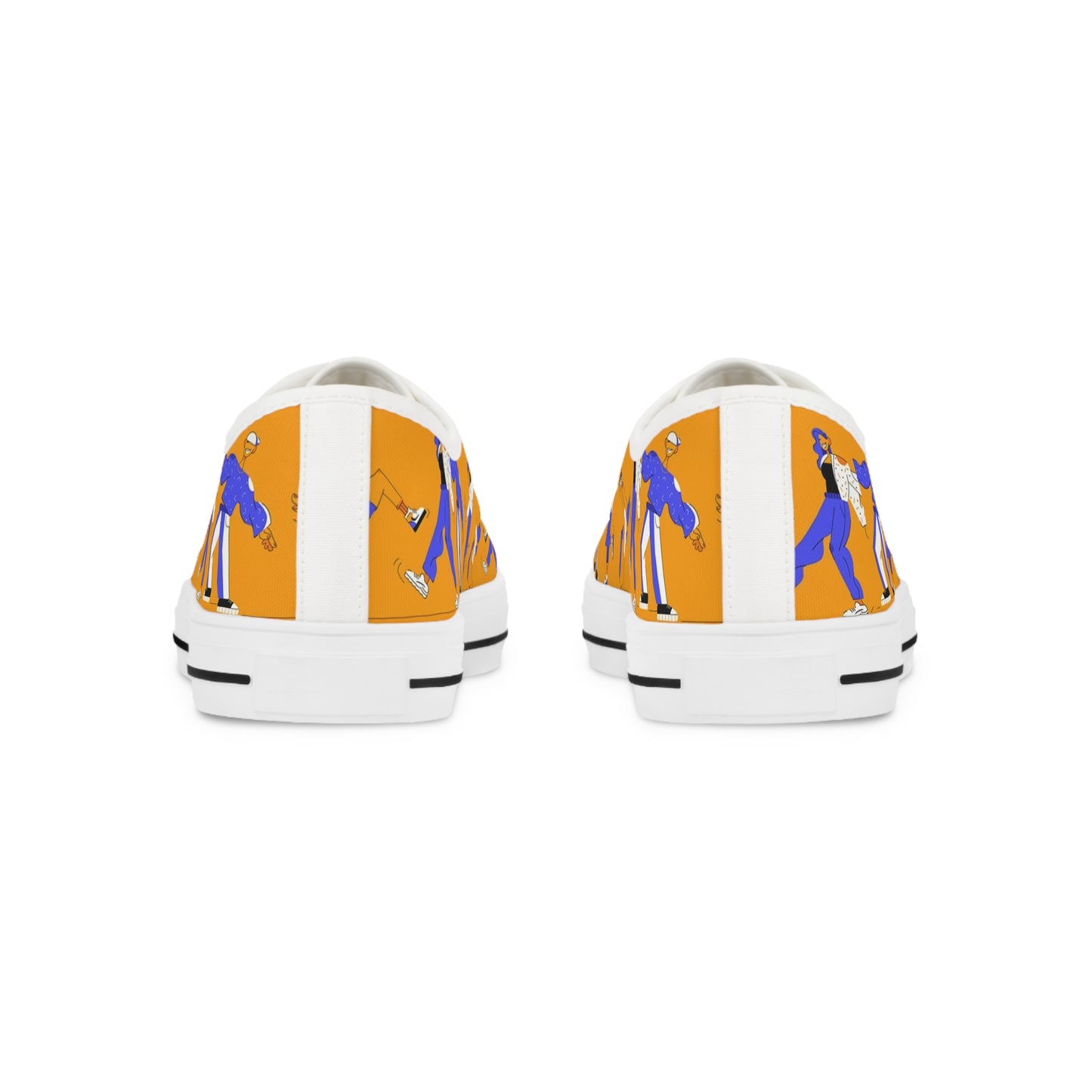 Vibrant Men's Low Top Sneakers with Artistic Design - Mi tienda