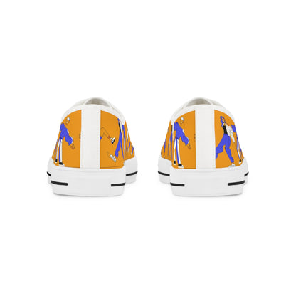Vibrant Men's Low Top Sneakers with Artistic Design - Mi tienda