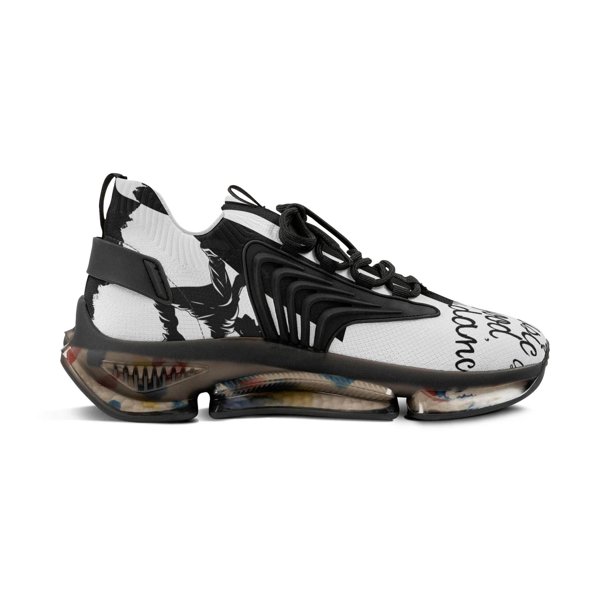 Men's Mesh Sneakers with Inspirational Design, Breathable Athletic Footwear - Mi tienda