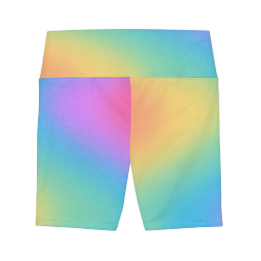 Vibrant Women's Workout Shorts, Colorful Fitness Shorts, Athletic Wear, Activewear, Gym Essentials, Summer Sportswear - Mi tienda