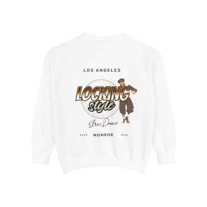 Trendy Locking Dance Sweatshirt | Garment-Dyed Crewneck for Dancers