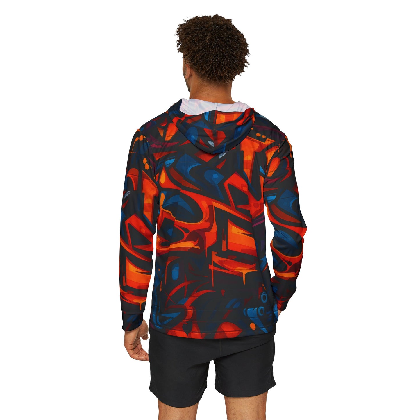 Hip Hop Graffiti Sports Hoodie, Warmup Pullover for Gym, Streetwear, Gift for Dancers, Urban Outfit, Stylish Activewear