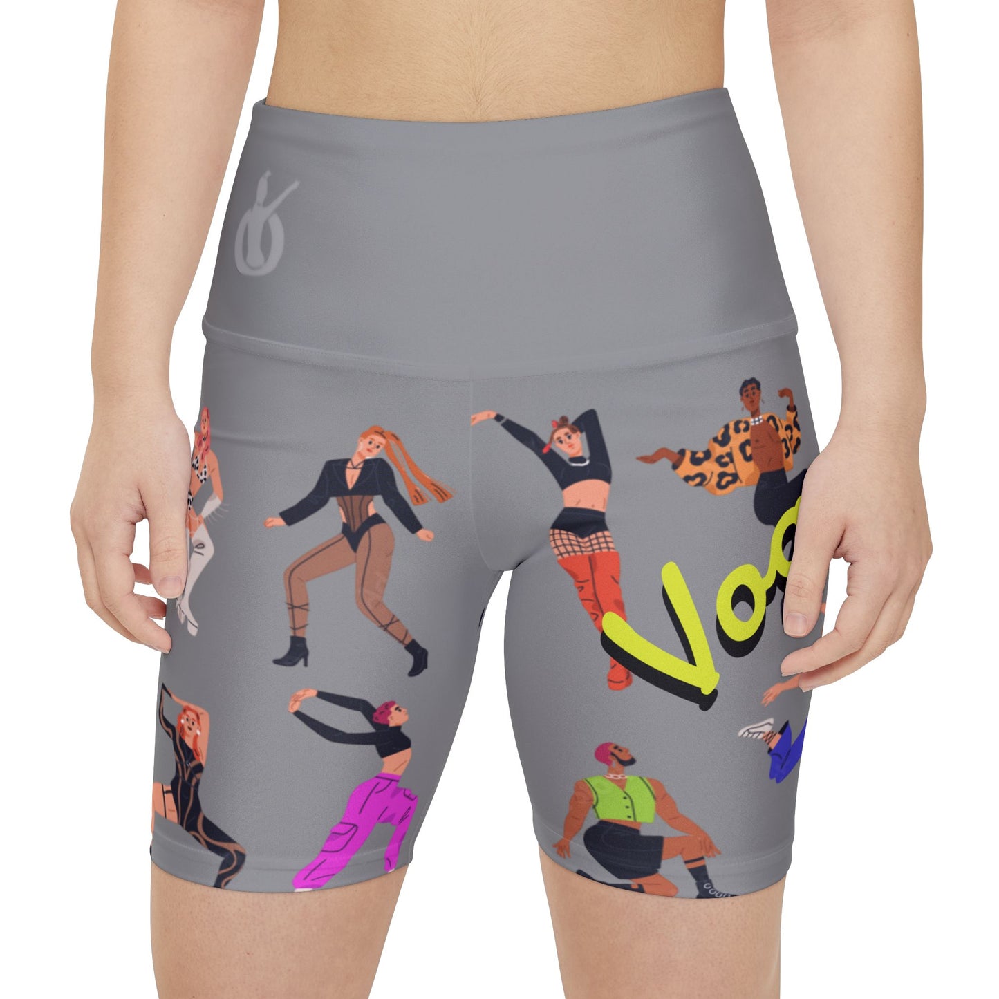 Stylish Women's Workout Shorts - Funky Dance Vibe, Activewear for Fitness, Gym, Dance Classes, Summer, Festivals, Casual Wear