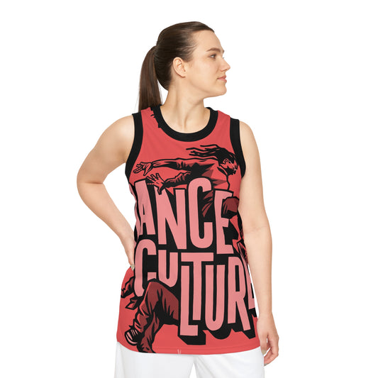 Dance Culture Unisex Basketball Jersey - Stylish & Vibrant Sportswear for Dancers - Mi tienda
