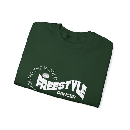 Freestyle Dancer Crewneck Sweatshirt | Unisex Heavy Blend | Streetwear, Dance Apparel, Gift for Dancers, Casual Wear, Hip Hop