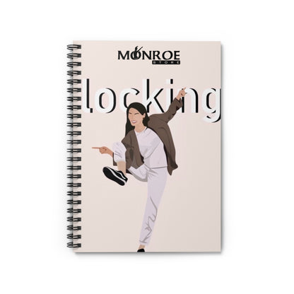 Spiral Notebook - Fun & Creative 'Locking' Design