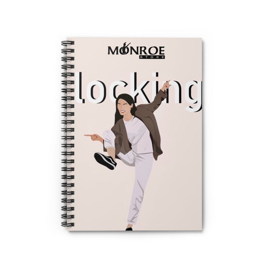 Spiral Notebook - Fun & Creative 'Locking' Design