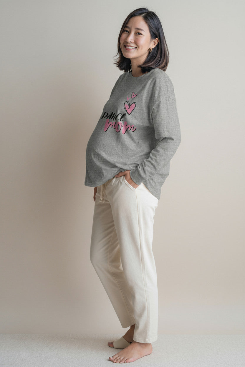 Dance Mom Long Sleeve Tee, Perfect Gift for Dance Moms, Ballet Lover Apparel, Stylish Dancewear, Mother's Day