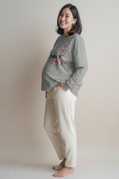 Dance Mom Long Sleeve Tee, Perfect Gift for Dance Moms, Ballet Lover Apparel, Stylish Dancewear, Mother's Day