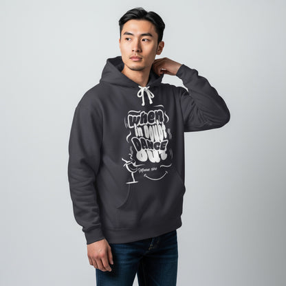 Dance Motivation Hoodie, Dance Lover Sweatshirt, Gym Workout Apparel, Fitness Hooded Jumper, Active Lifestyle Clothing