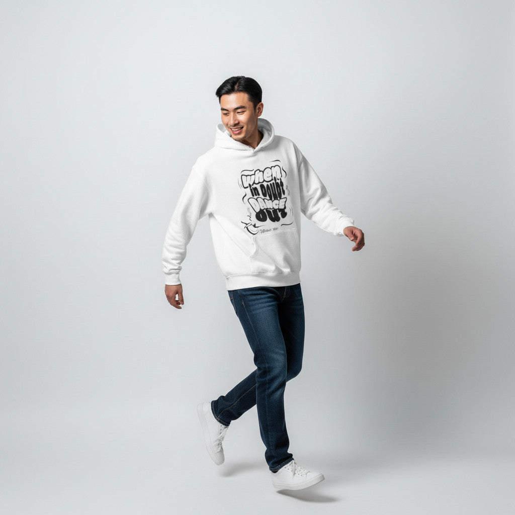 Dance Motivation Hoodie, Dance Lover Sweatshirt, Gym Workout Apparel, Fitness Hooded Jumper, Active Lifestyle Clothing