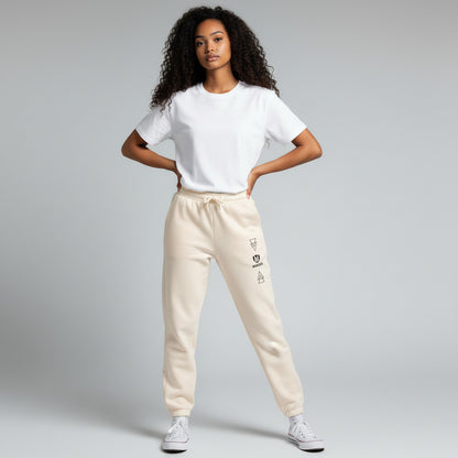 Fleece Sweatpants Loungewear - Women Sport Unisex Joggers, Comfort Fit