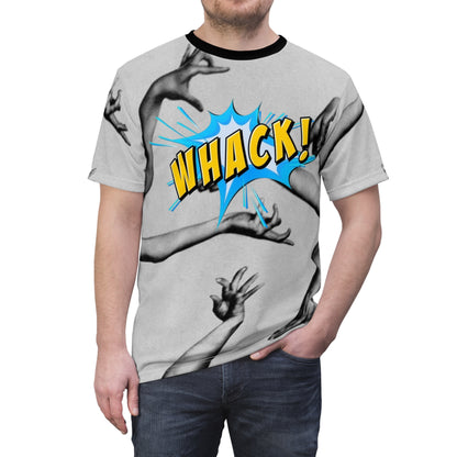 Whack! Unisex Cut & Sew Tee – Fun Graphic Tee for Playful Souls
