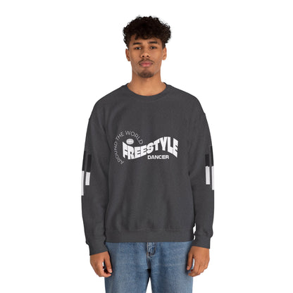 Freestyle Dancer Crewneck Sweatshirt | Unisex Heavy Blend | Streetwear, Dance Apparel, Gift for Dancers, Casual Wear, Hip Hop