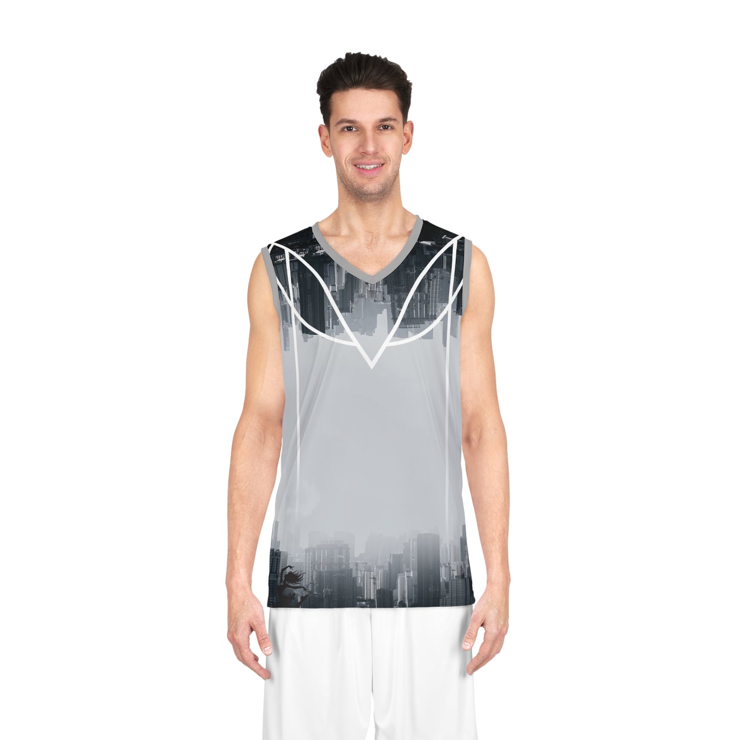 Urban Graphic Basketball Jersey, Sportswear for Athletes, Streetwear Style, Gym Outfit, Unique Gift for Basketball Fans - Mi tienda