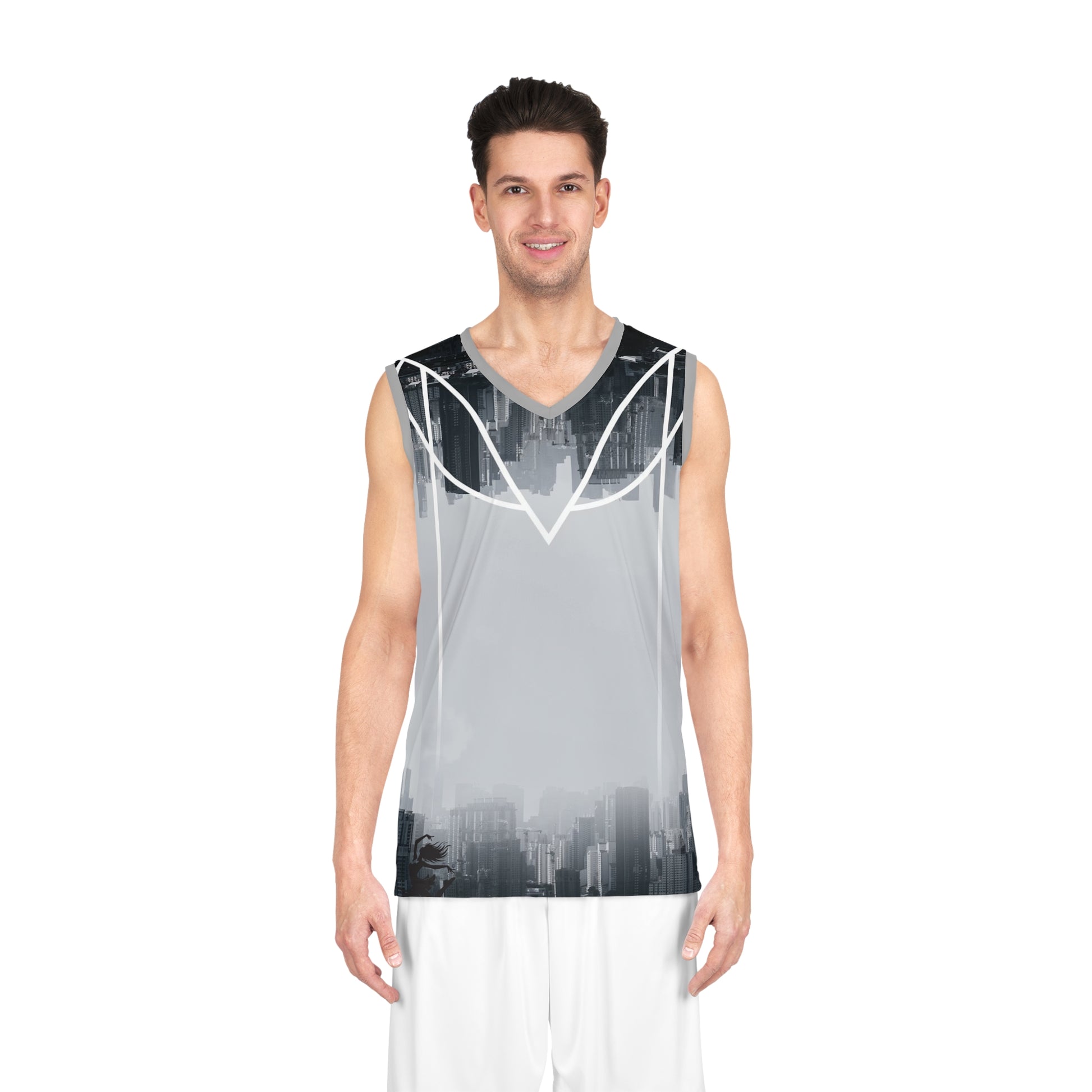 Urban Graphic Basketball Jersey, Sportswear for Athletes, Streetwear Style, Gym Outfit, Unique Gift for Basketball Fans - Mi tienda