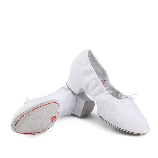 Canvas soft sole dance shoes