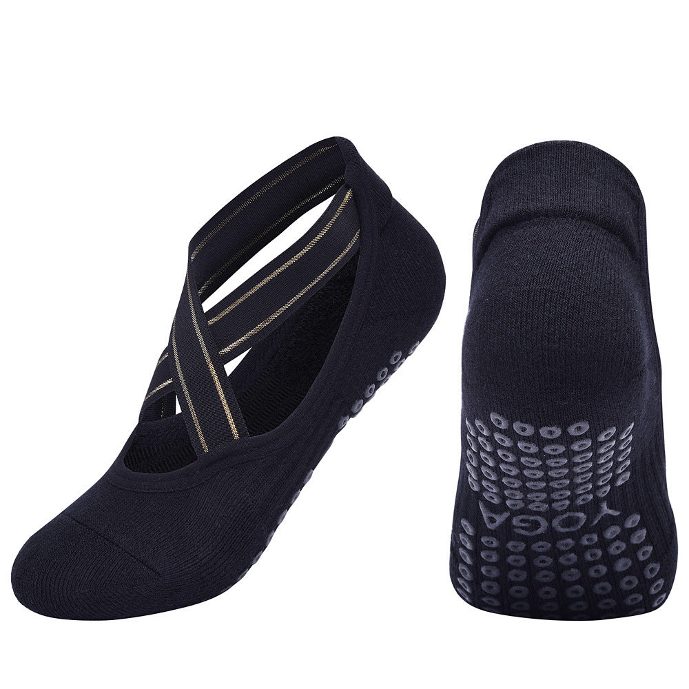 Dance fitness non-slip Pilates socks straps - Mi tienda