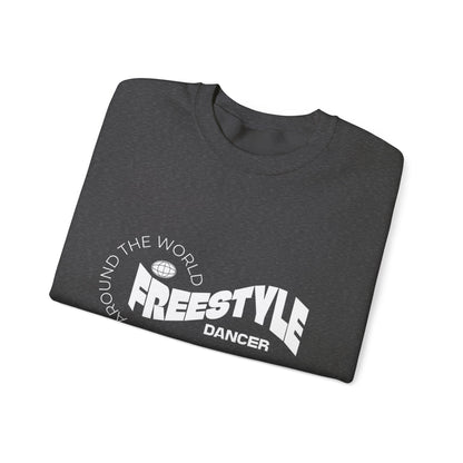 Freestyle Dancer Crewneck Sweatshirt | Unisex Heavy Blend | Streetwear, Dance Apparel, Gift for Dancers, Casual Wear, Hip Hop