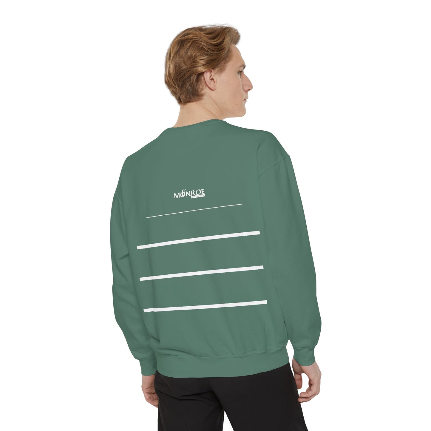 Transforming Energy Sweatshirt, Unisex Garment-Dyed Sweatshirt for Movement, Motivational Gift, Gym Apparel, Cozy Layering