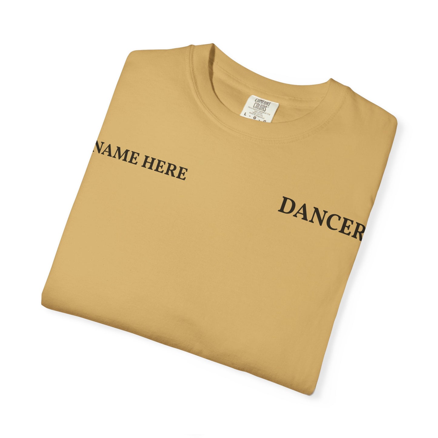 Afro Dance T-Shirt — Personalized 'Dancer' Name Tee