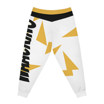 Athletic Joggers with Bold Design, Trendy Joggers, Sportswear for Active Lifestyle, Gift for Fitness Lovers, Cozy Comfy Pants