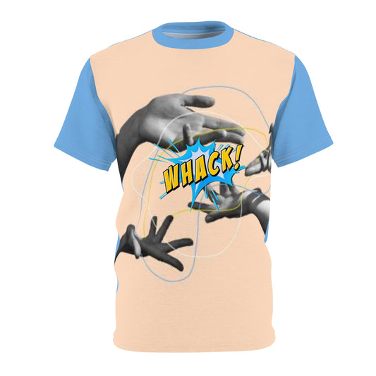 Whack! Unisex Cut & Sew Tee – Fun Graphic Tee for Playful Souls