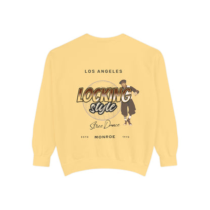 Trendy Locking Dance Sweatshirt | Garment-Dyed Crewneck for Dancers