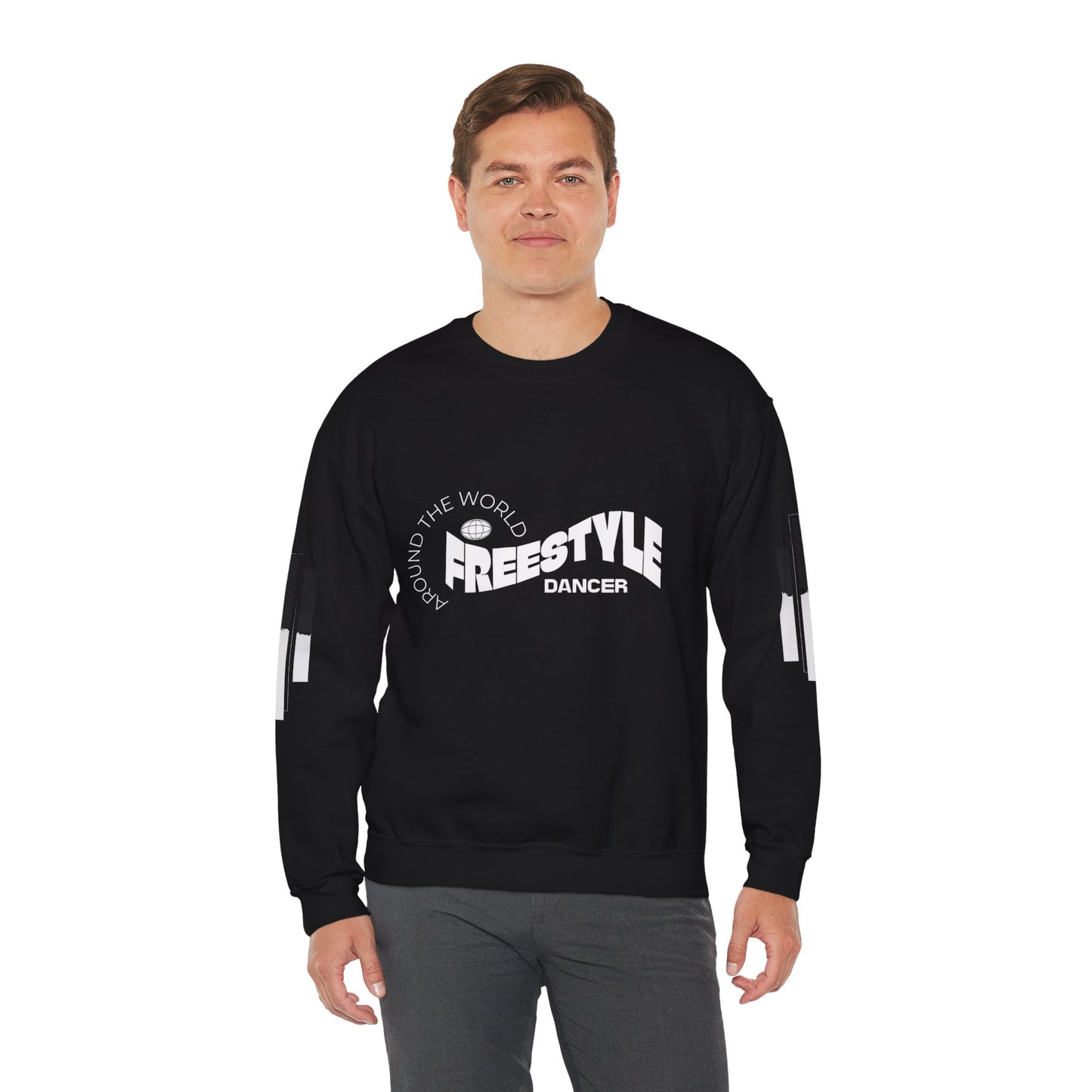 Freestyle Dancer Crewneck Sweatshirt | Unisex Heavy Blend | Streetwear, Dance Apparel, Gift for Dancers, Casual Wear, Hip Hop