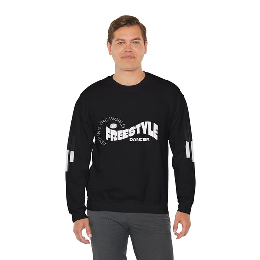 Freestyle Dancer Crewneck Sweatshirt | Unisex Heavy Blend | Streetwear, Dance Apparel, Gift for Dancers, Casual Wear, Hip Hop