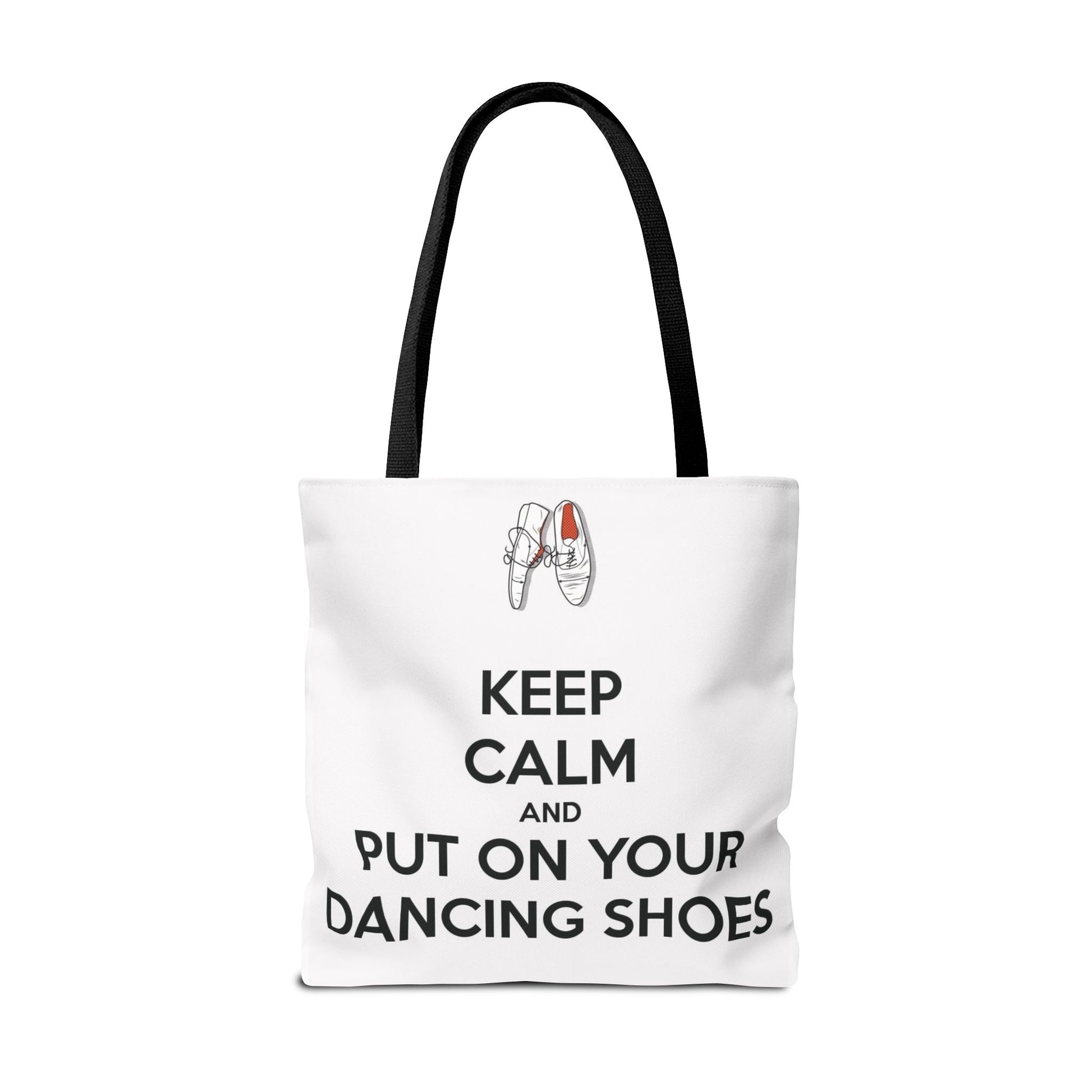 Dance Themed Tote Bag - Keep Calm and Put on Your Dancing Shoes - Perfect for Dancers & Dance Lovers - Mi tienda