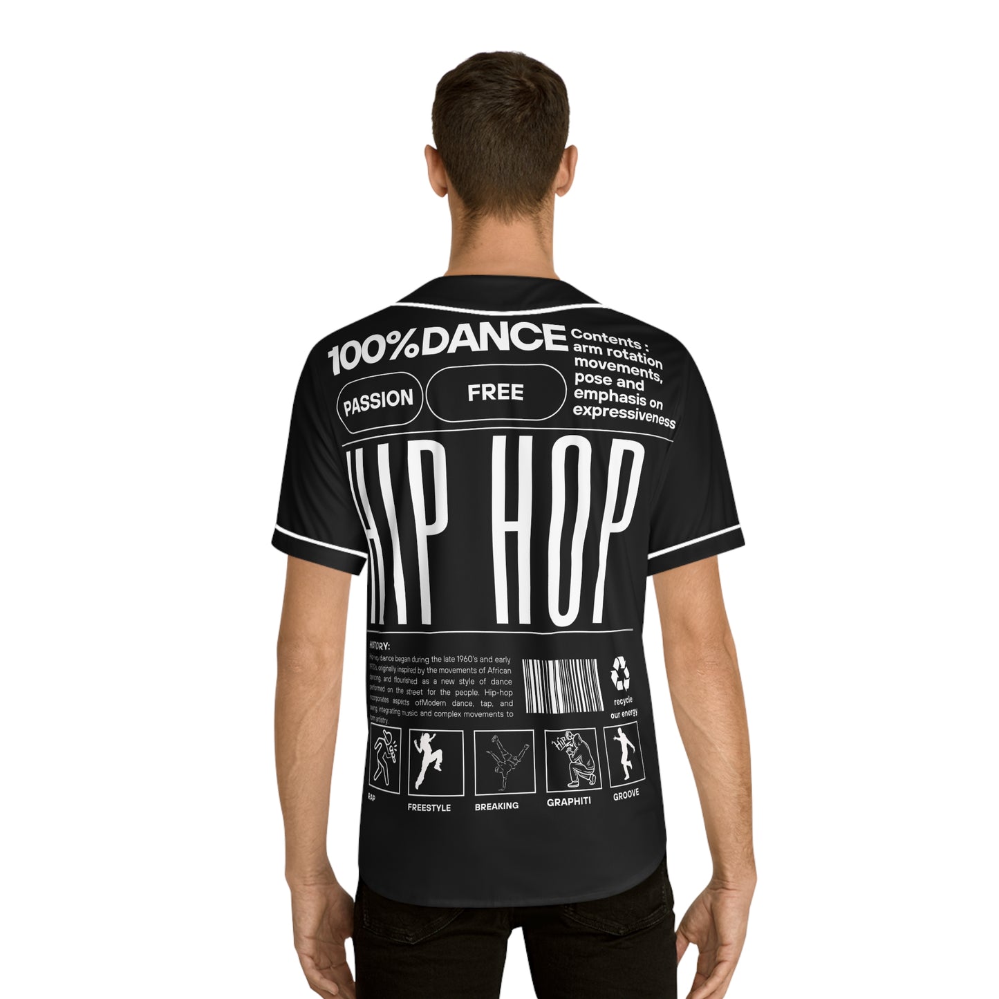 Baseball Jersey HIP HOP Dancers Shirt