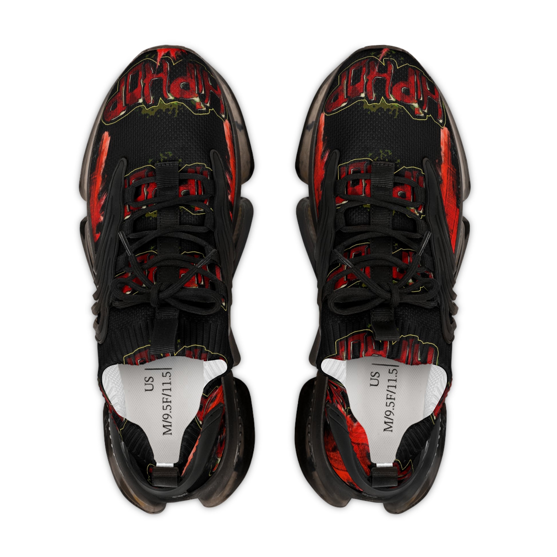 Colorful Men's Mesh Sneakers - Bold Dance Graphic - Mi tienda