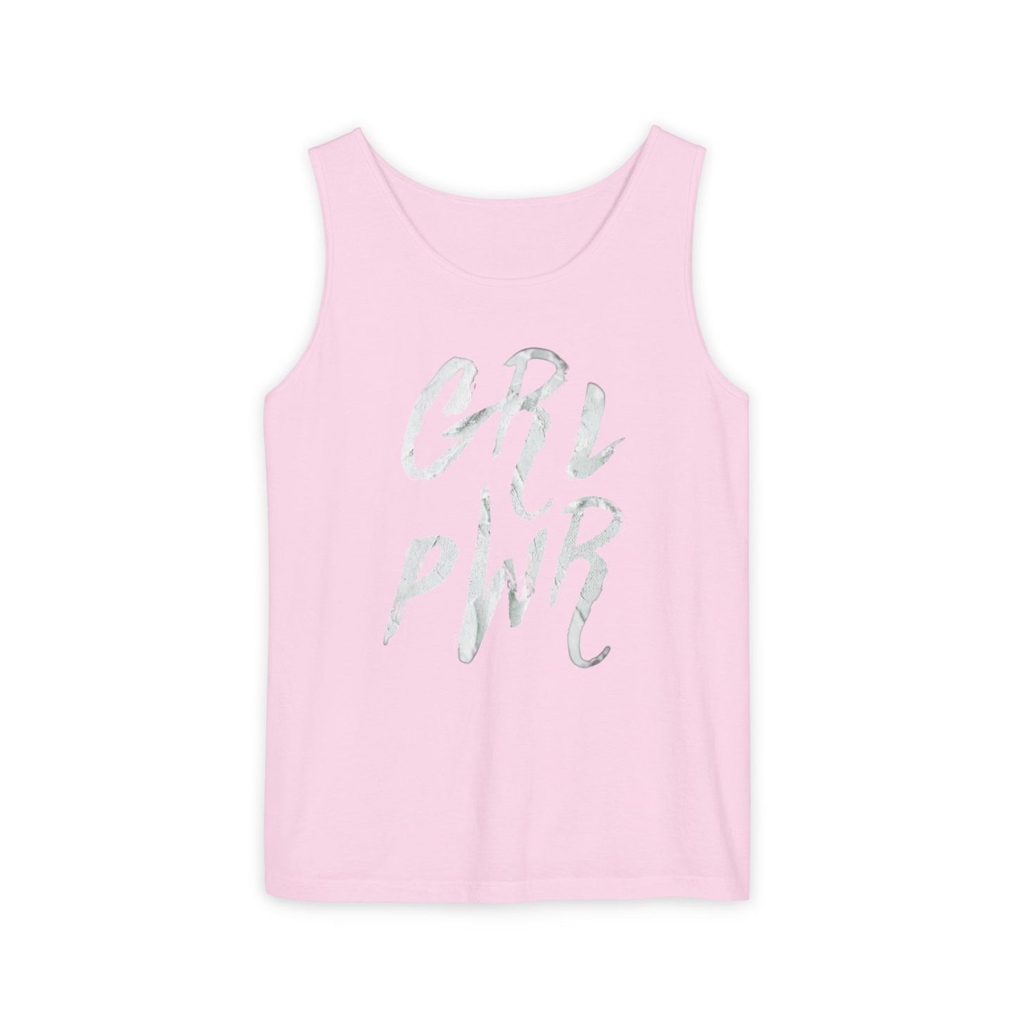 Empowering Girl Power Tank Top - Unisex Garment-Dyed Tee, Summer Vibes, Workout Shirt, Casual Fashion, Gift for Her