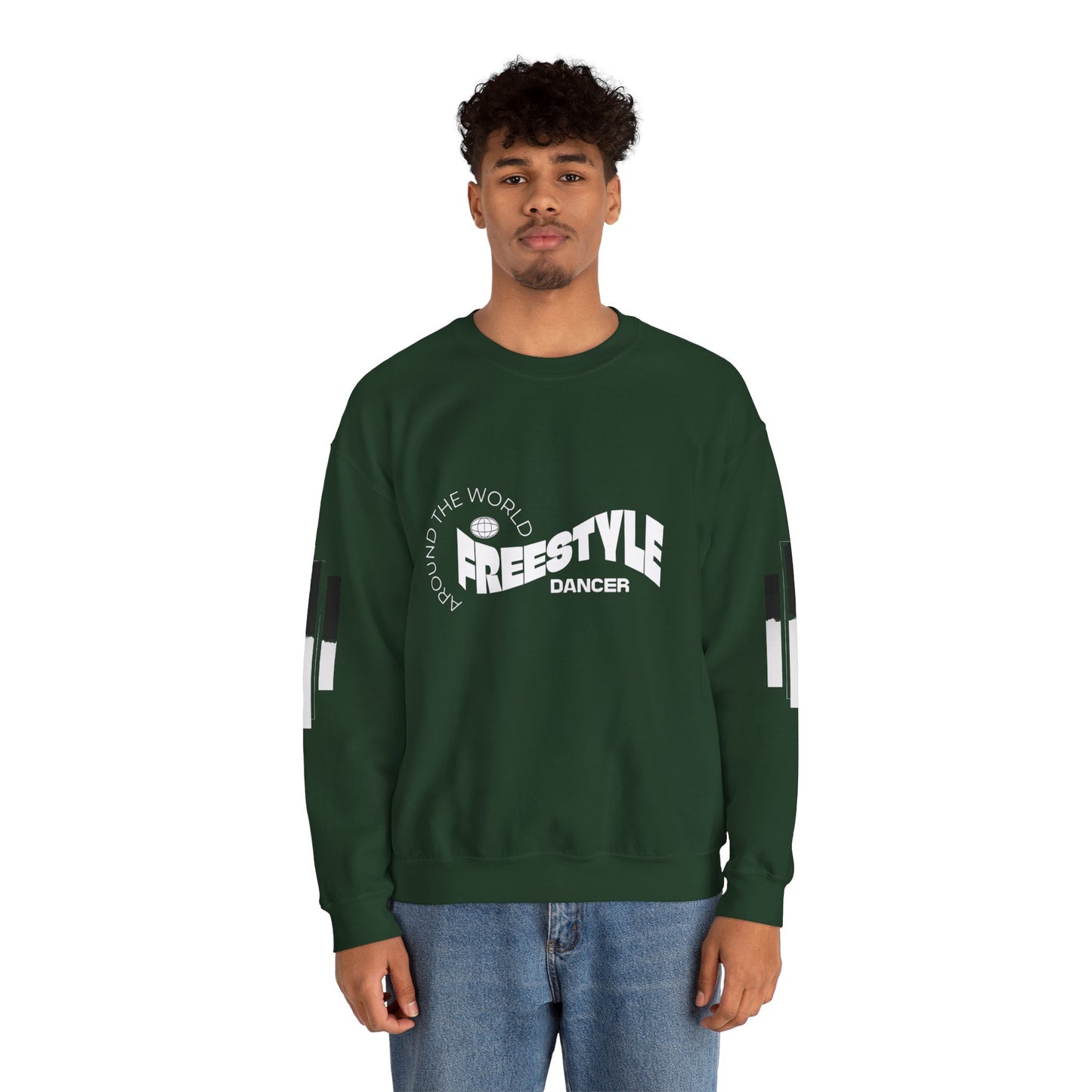 Freestyle Dancer Crewneck Sweatshirt | Unisex Heavy Blend | Streetwear, Dance Apparel, Gift for Dancers, Casual Wear, Hip Hop