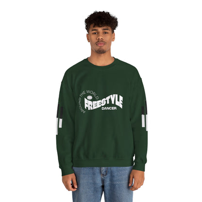 Freestyle Dancer Crewneck Sweatshirt | Unisex Heavy Blend | Streetwear, Dance Apparel, Gift for Dancers, Casual Wear, Hip Hop