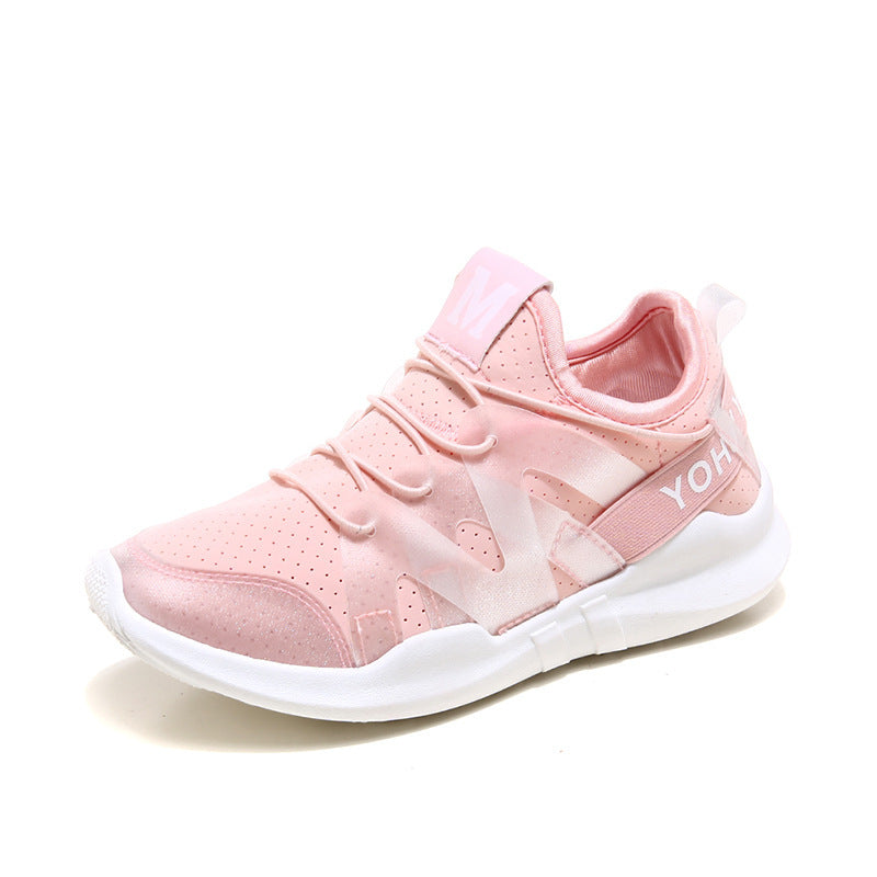 Sports Shoes Women's White Shoes Increased Breathable Casual Running Shoes - Mi tienda