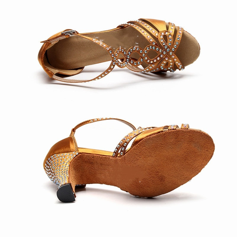 Hot Diamond Latin Dance Soft Bottom Women's High Heels - Mi tienda