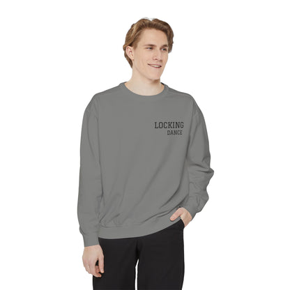 Trendy Locking Dance Sweatshirt | Garment-Dyed Crewneck for Dancers