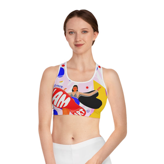 Stylish Sports Bra I’m art| Dance Wear, Activewear, Fitness Apparel, Gift for Dancers, Workout Top